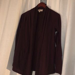 Loft Burgundy cardigan